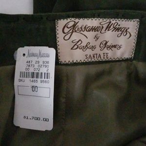 GOSSAMER WINGS by BARBARA GRIMES Green Suede